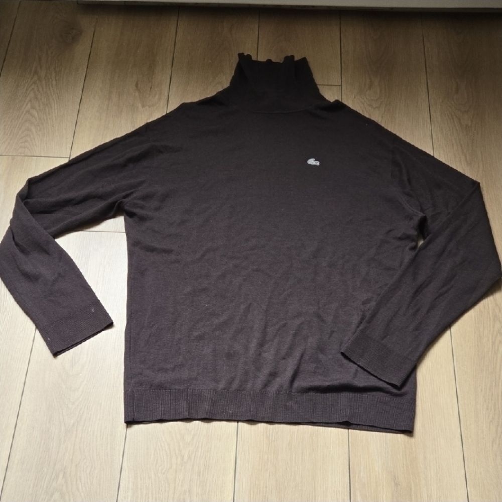 Lacoste Men's Wool Turtleneck Sweater Sz 5 (L)